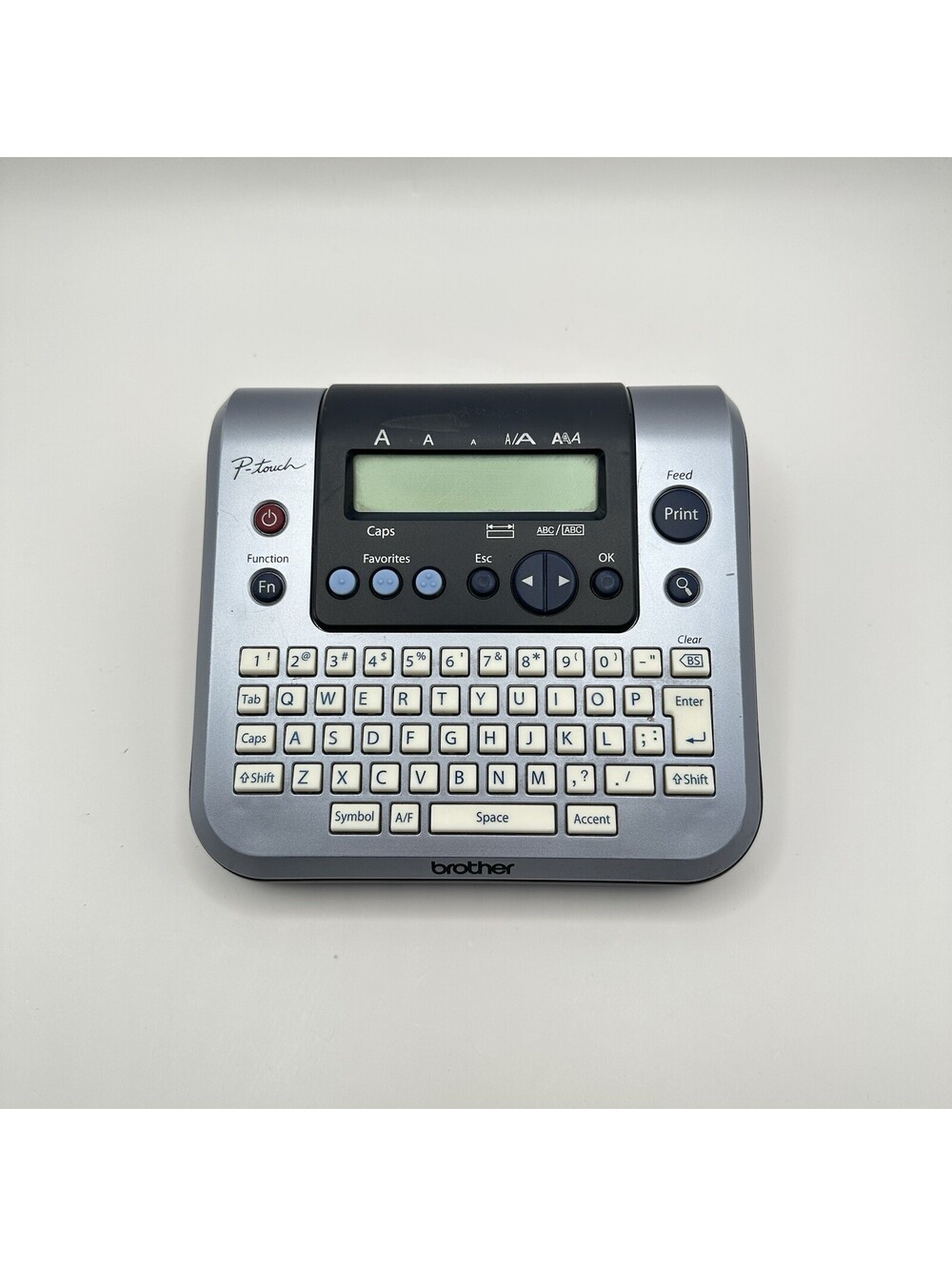 Brother P Touch Model #PT 1280 Thermal Printer Label Maker - Works w/Batteries